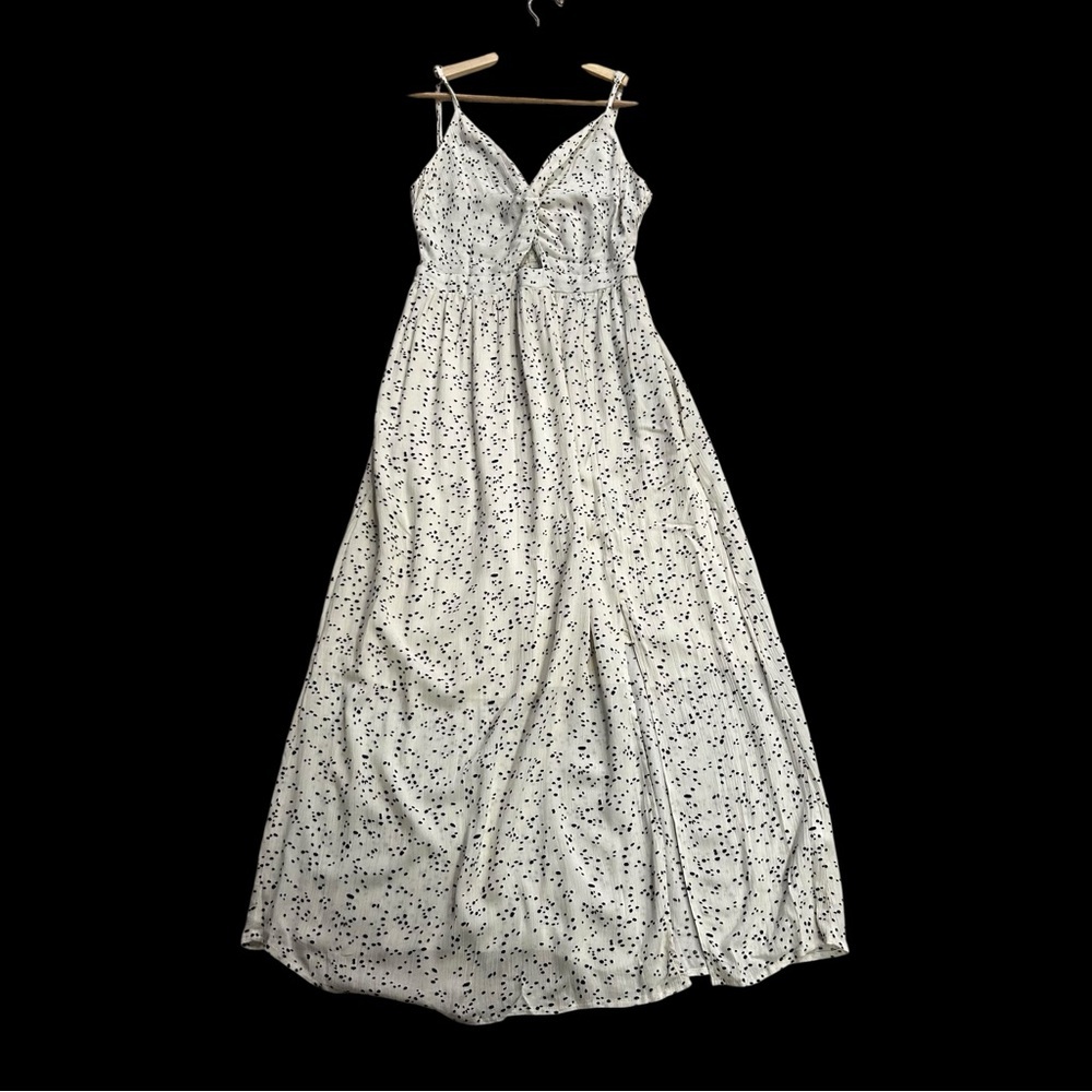 Camellia Maxi Sundress Women’s Size Medium Keyhole Front Smock Stretch Back - Picture 2 of 8